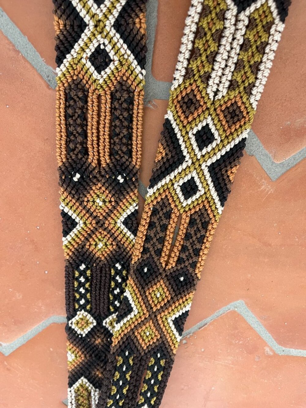Mayan Macrame "Faya" Belt (never used) - Picture 4 of 7